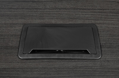 Regency Legacy 240"W x 52"D Racetrack Shaped Conference Table With Grommets, Ash Grey (LCTRT24052AG)