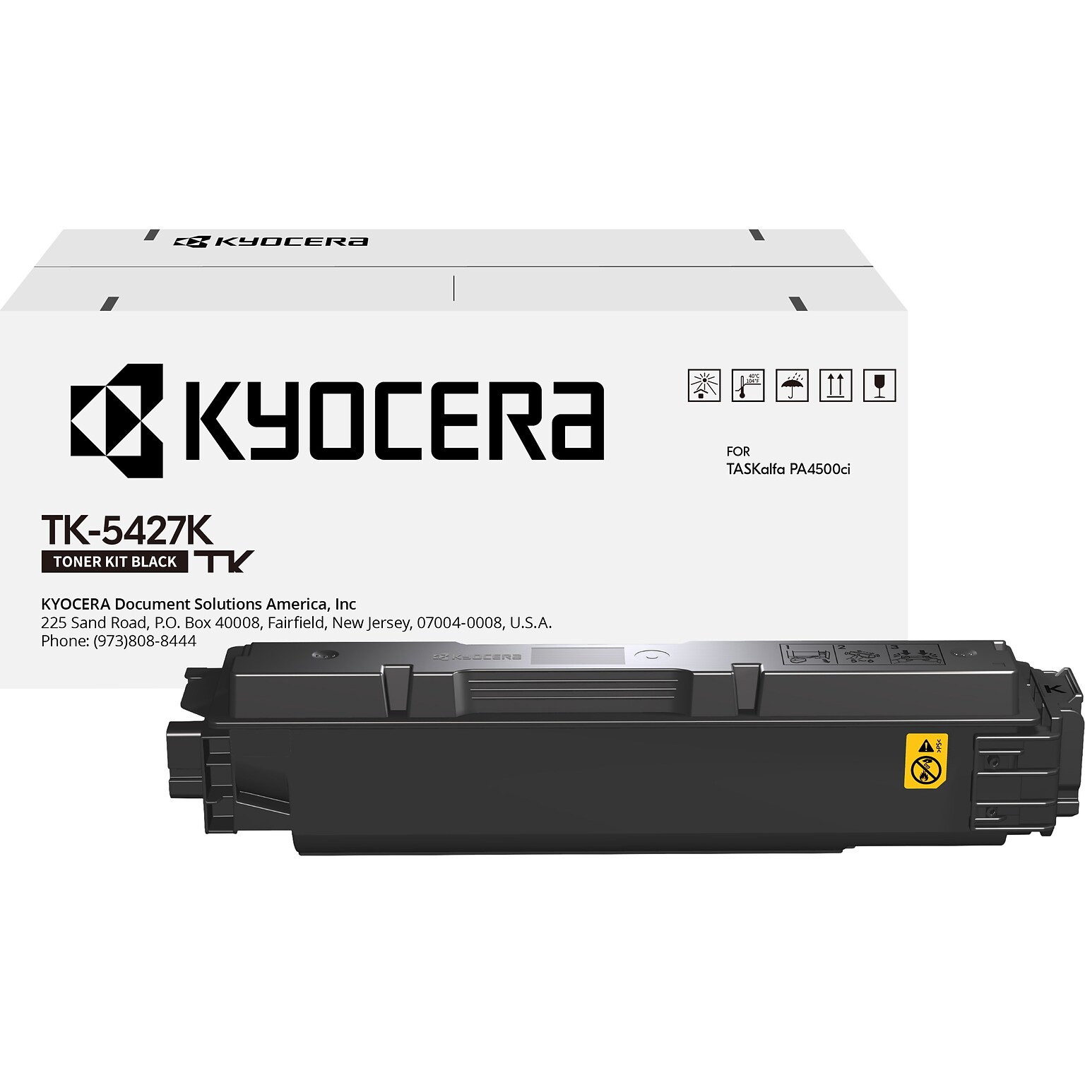 Kyocera TK-5427K Black Standard Yield Toner Cartridge, 20000 Pages (1T02Z20US0)