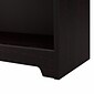 Bush Furniture Cabot 66"H 5-Shelf Bookcase with Adjustable Shelves, Espresso Oak Laminated Wood (WC31866)