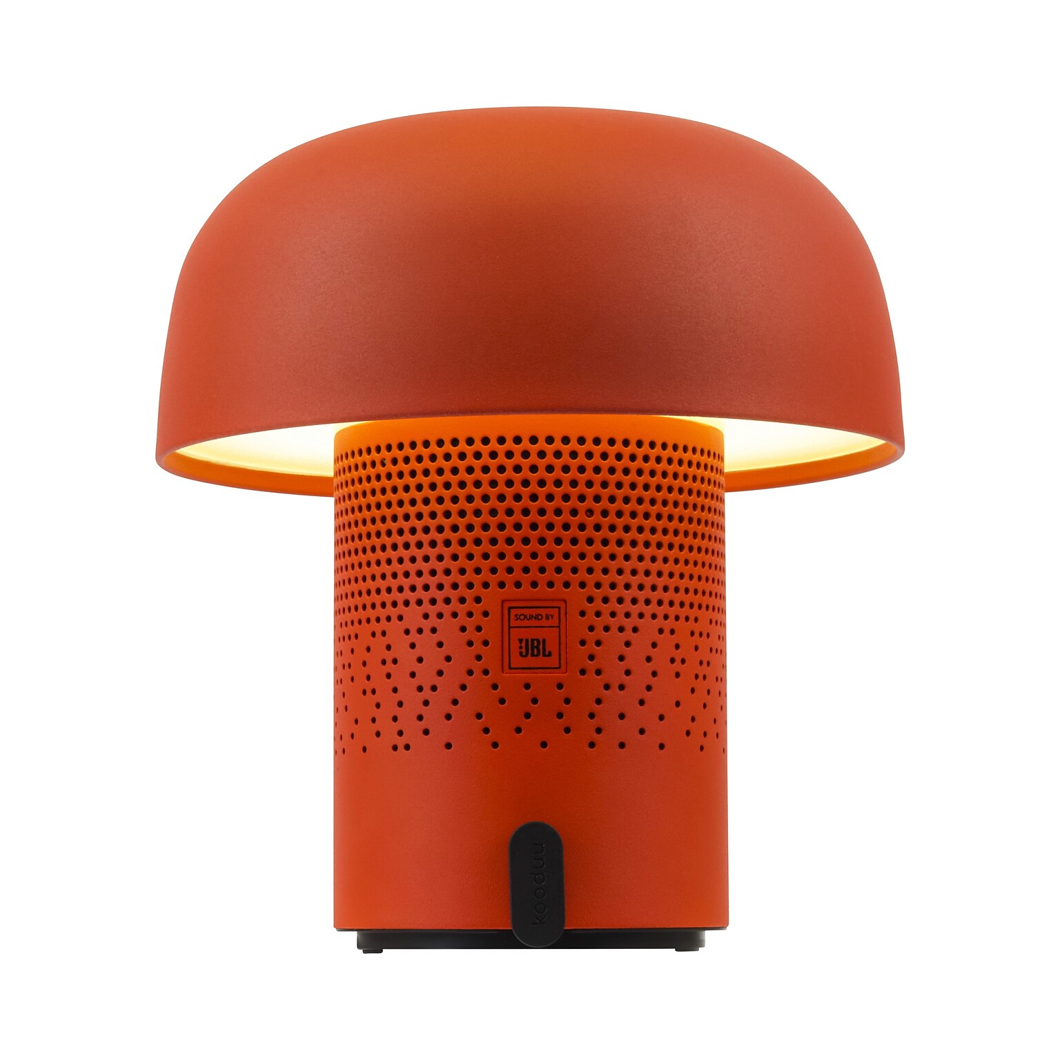 Kooduu Sensa Play 8.5 LED Speaker Lamp with USB Port, Orange (1203-08)