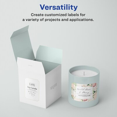 Avery Laser/Inkjet Multipurpose Labels, 2 x 3, White, 80 Labels/Pack (94267)