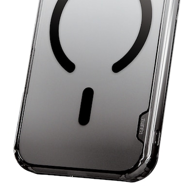 TUFF8 Gradient MagSafe Phone Case for iPhone 18 Pro Max, Shock Absorbing, Clear/Black (T8MG-IP1804)