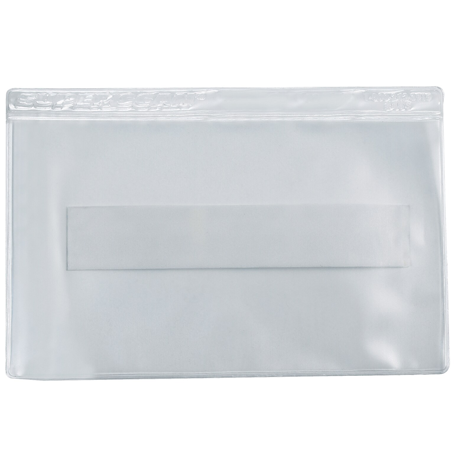 Partners Brand Superscan Vinyl Envelope, 2 x 3 1/2, Clear, 50/Carton (LH207)