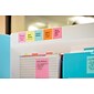 Post-it Super Sticky Notes, 3" x 3", Neon Pink, 90 Sheet/Pad, 5 Pads/Pack (654-5SSNP)