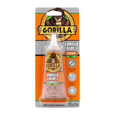 Gorilla Gel Craft Glue, 1.75 oz., Crystal Clear (113455)
