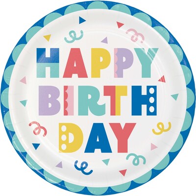 Creative Converting Party Patterns Lets Party Birthday Party Kit, Multicolored, 36/Pack (DTC9507E4A)