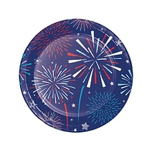 Creative Converting Fourth of July Plate, Multicolor, 24/Pack (DTC369854DPLT)