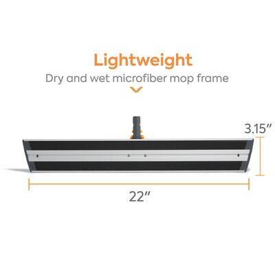 Coastwide Professional™ 22 Microfiber Wet Mop Frame, Aluminum (CW58014)