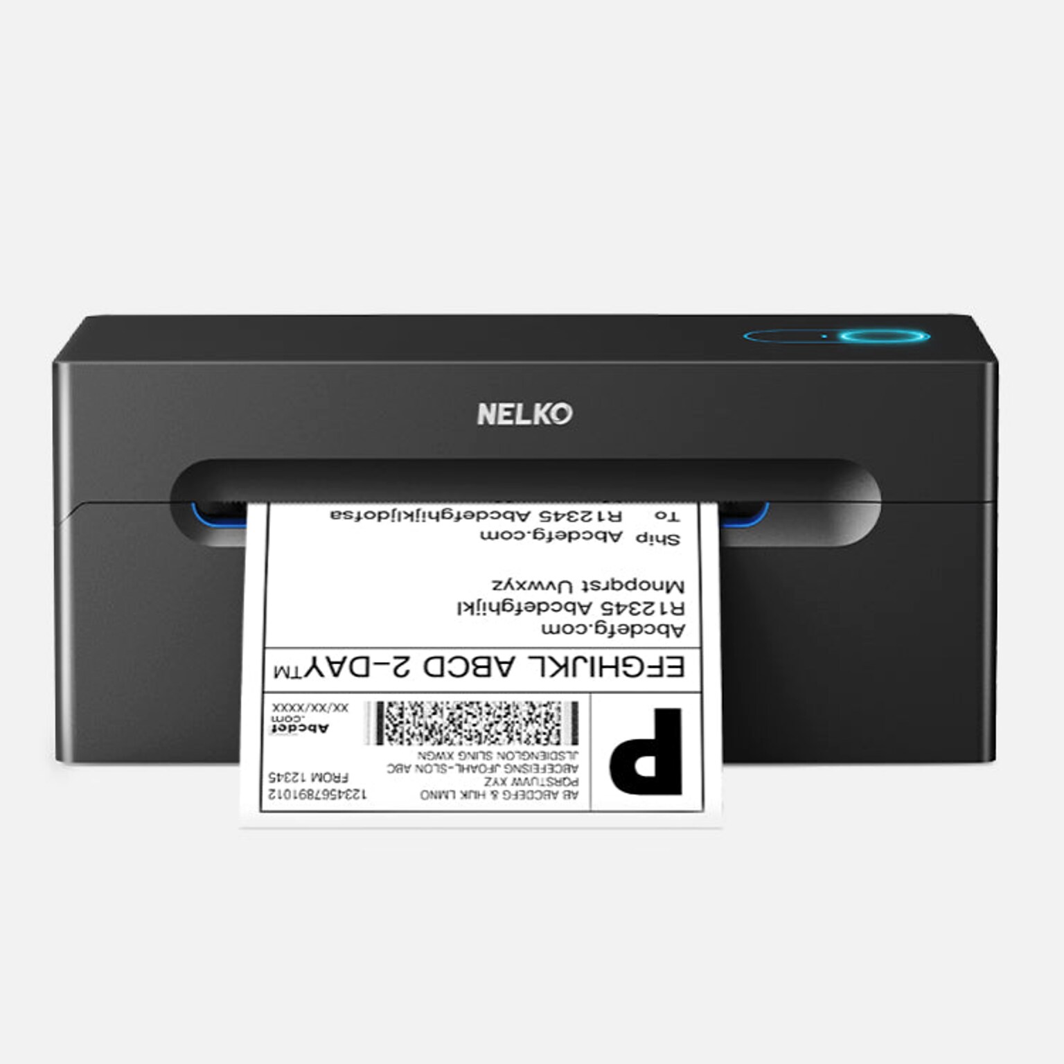 Nelko PL80E Bluetooth Thermal Label Printer, Black (P80EBK-4 x 6W-500S)