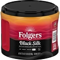 Folgers Black Silk Ground Coffee, Dark Roast, 22.6 oz. (02054)