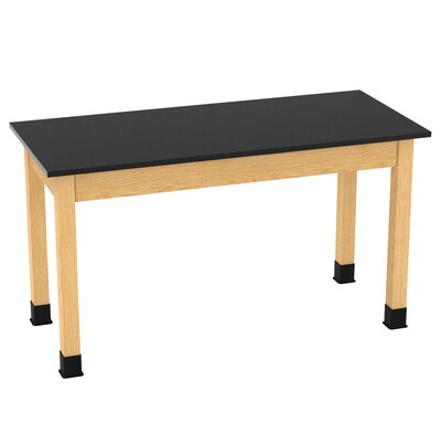 Diversified Woodcrafts Rectangular Science Lab Table, 54 x 24, Light Hardwood (P7206M30N)