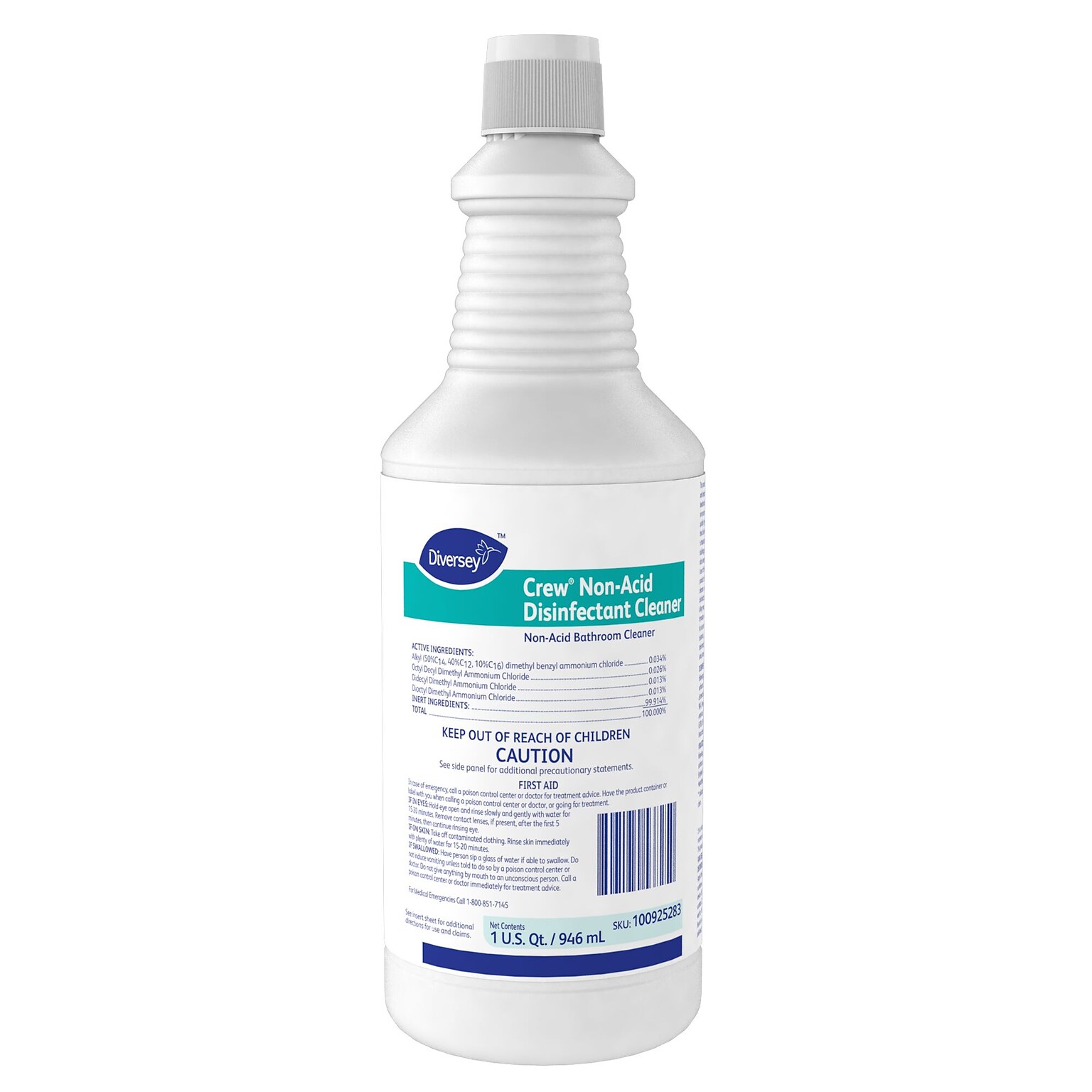 Crew Non-Acid All-Purpose Disinfectant Bathroom Cleaner, Floral Fresh, 32oz, EA (100925283)