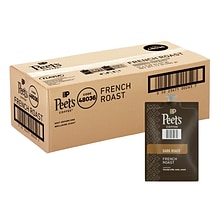 Peets Coffee French Roast Coffee Flavia Freshpack, Dark Roast, 76/Carton (LPC00263)