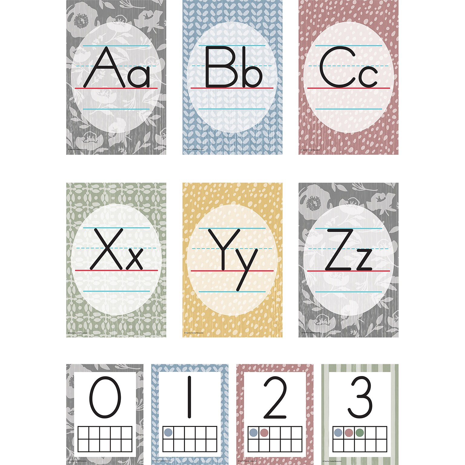 Teacher Created Resources Classroom Cottage Alphabet Bulletin Board Set, 37/Set (TCR7171)