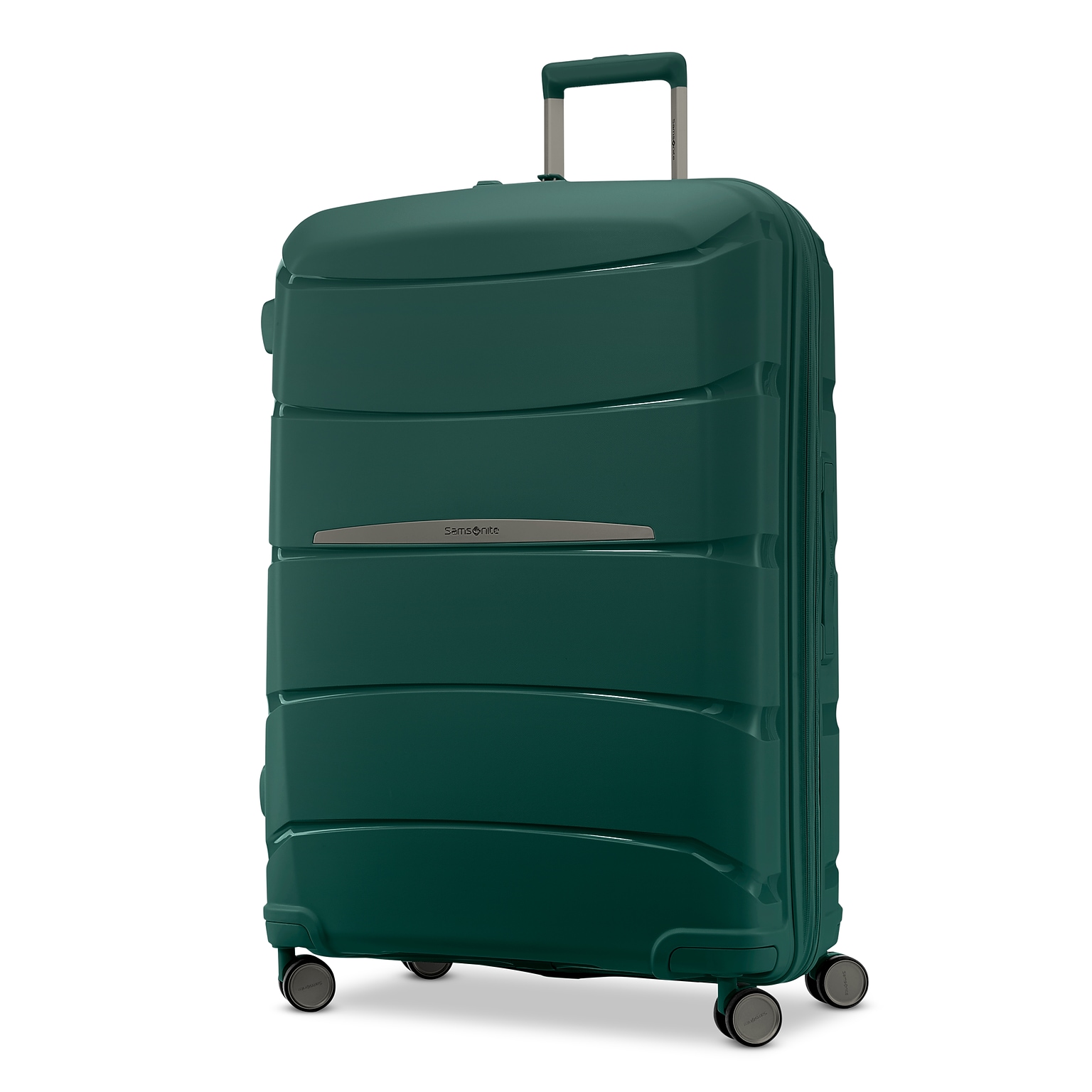 Samsonite Outline Pro 12.5 Hardside Suitcase, 4-Wheeled Spinner, Emerald Green (137395-1327)