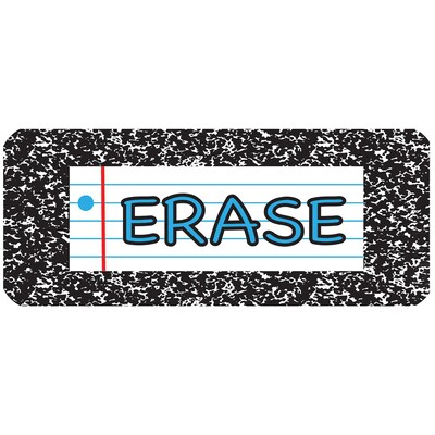 Ashley Productions Composition Magnetic Whiteboard Eraser, 2 x 5, 3/Pack (ASH09978-3)