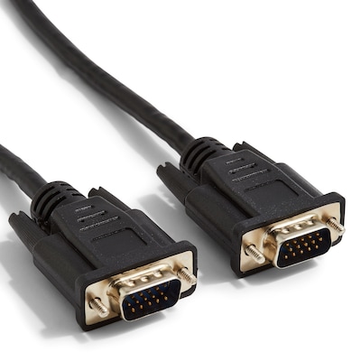 NXT Technologies™ 6 SVGA to SVGA Video Monitor Cable, Male to Male, Black (NX29765)