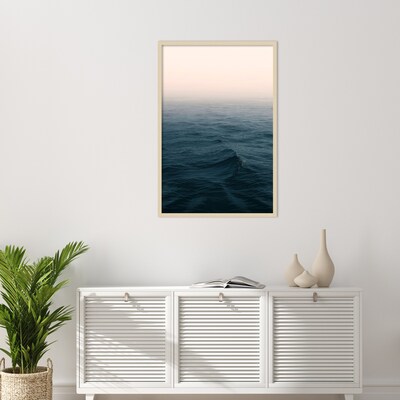 Amanti Art Ocean 5 by Ian Winstanley Wood Framed Wall Art Print, 28" x 41" (A42677389355)