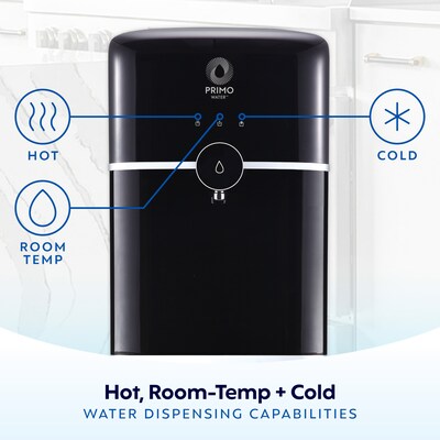 Primo Water Bottom Loading Pro Plus Hot and Cold Water Dispenser, Black (601242)