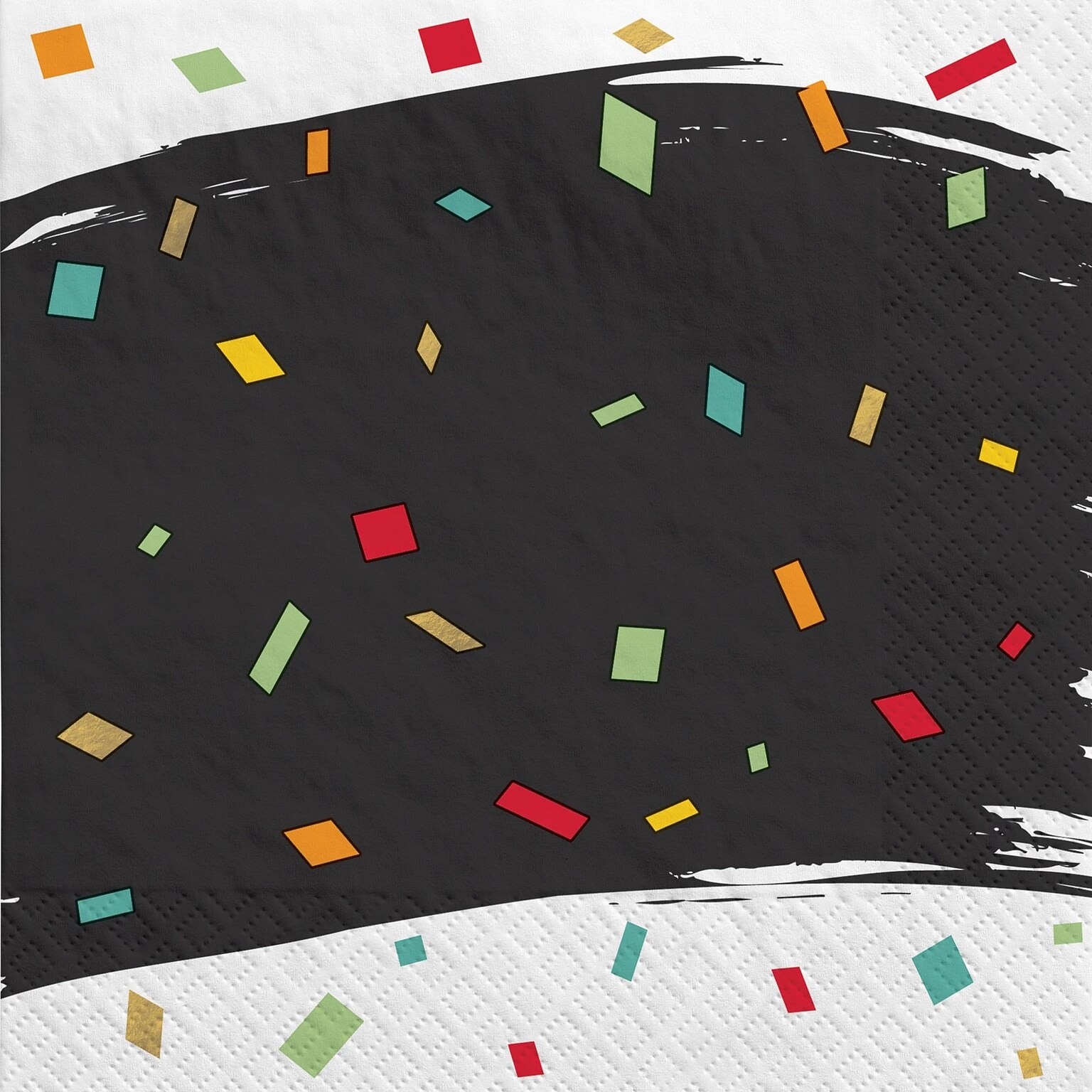 Party City Confetti Lunch Napkins, 2-Ply, Multicolored, 16 Napkins/Pack (AM510059-ST)