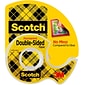 Scotch Permanent Double Sided Tape with Dispenser, 1/2" x 250" (136)