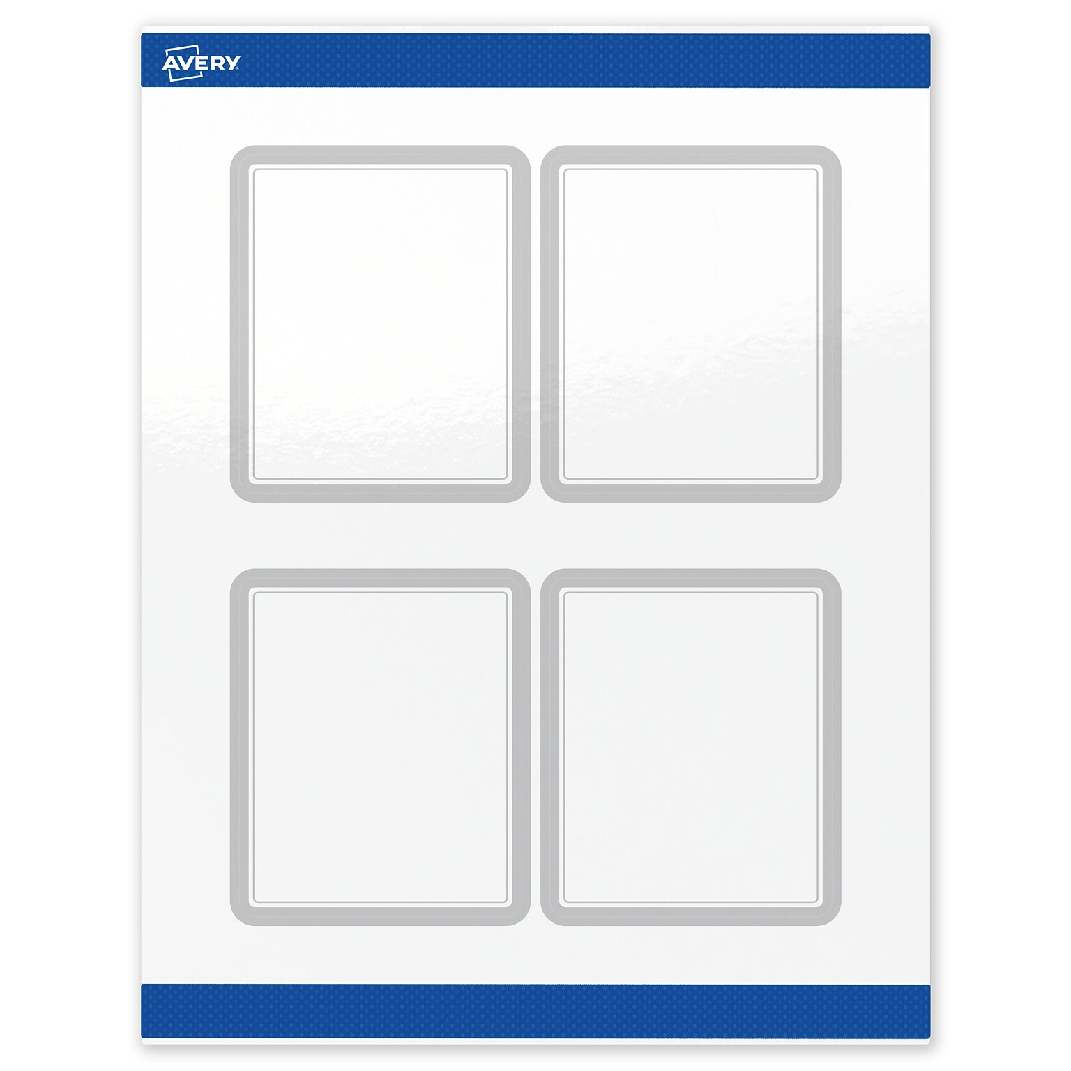 Avery Laser/Inkjet Rectangle Multipurpose Labels, 4 x 3-1/3, White, 80/Pack (S00-F37)