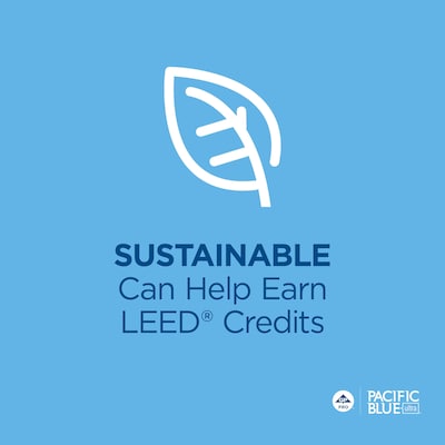 Pacific Blue Ultra Recycled Coreless Toilet Paper, 2-Ply, White, 1700 Sheets/Roll, 24 Rolls/Carton (11728)