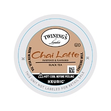 Twinings Chai Latte Black Tea, Keurig® K-Cup® Pods, 22/Box (TNA78919)