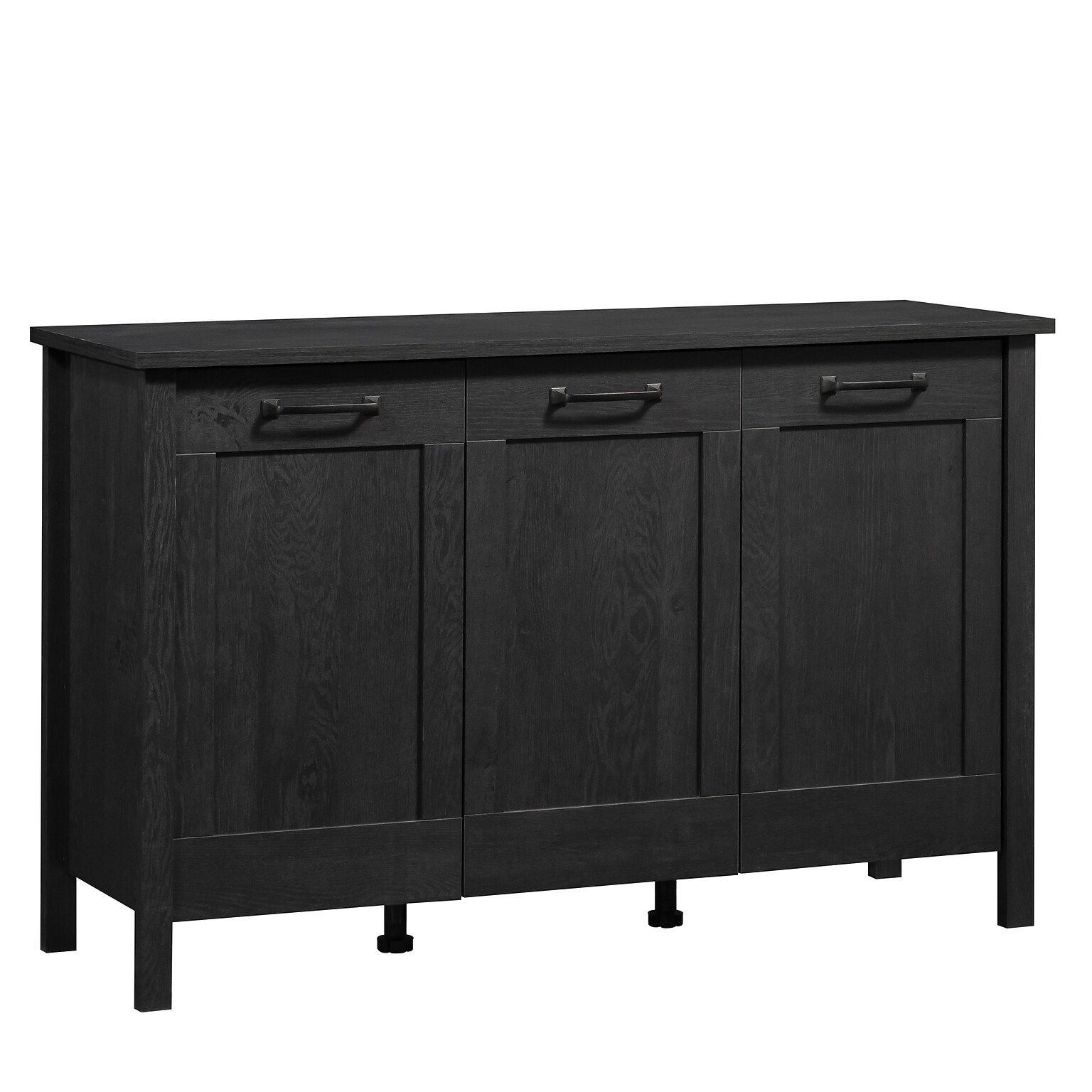 Sauder Select 30H Storage Cabinet with 4 Shelves, Raven Oak (433978)