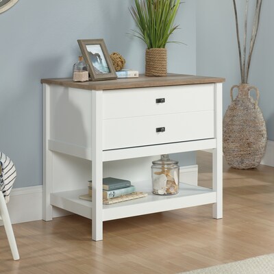 Sauder Cottage Road Lateral File Cabinet, Letter/Legal Size, 30H x 32W x 22D, Soft White (427307)