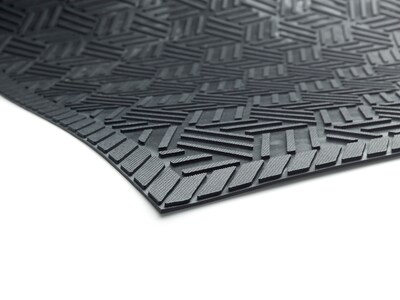 M+A Matting SuperScrape Plus Commercial Outdoor Scraper Entrance Floor Mat, 3 x 10, Black (55580310100)