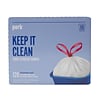 Perk™ 13 Gallon Kitchen Trash Bag, 28 x 24, Low Density, 0.9 mil, White, 120 Bags/Box (PK56750)