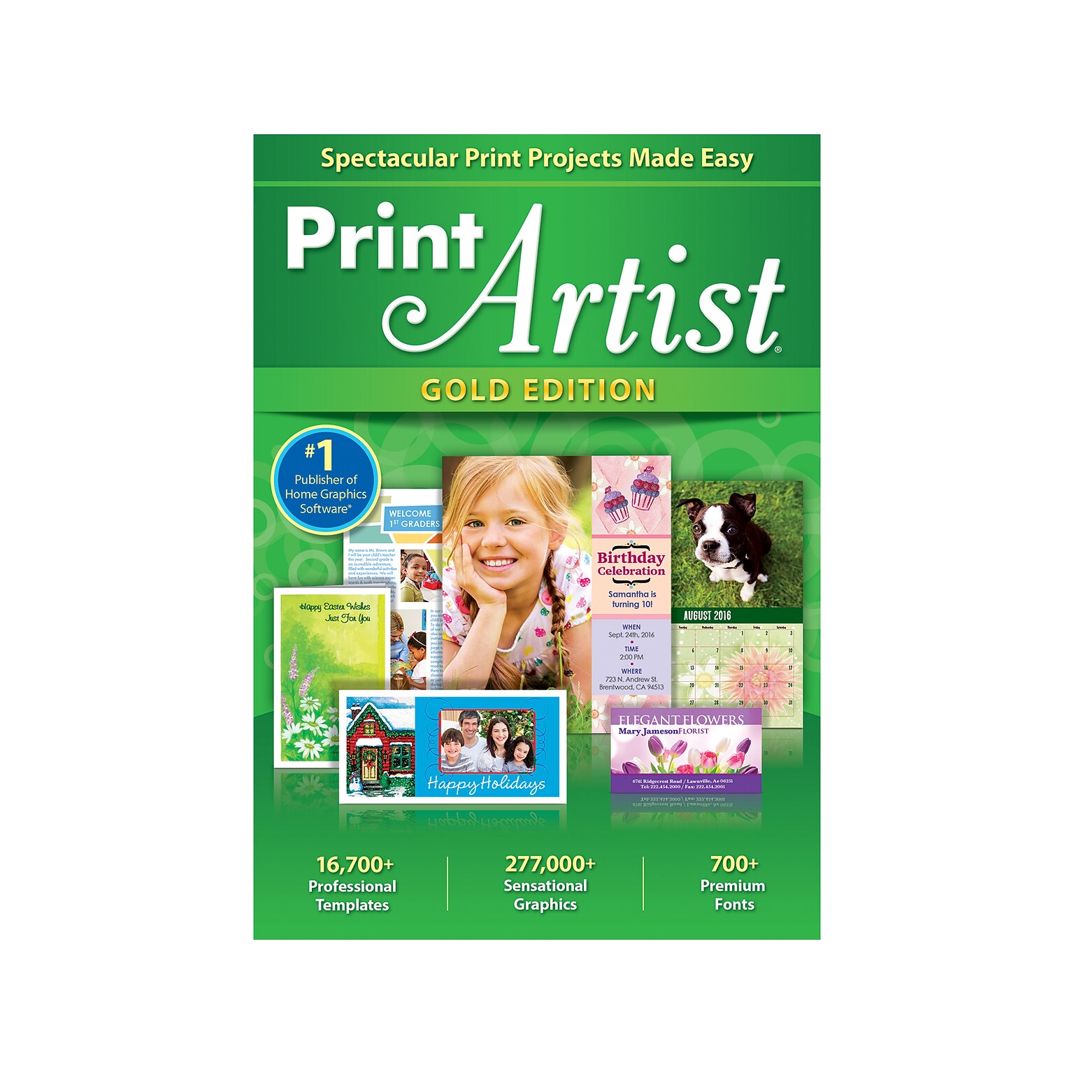 Avanquest Print Artist 25 Gold Design & Creative Printing for Windows, 1 User [Download]