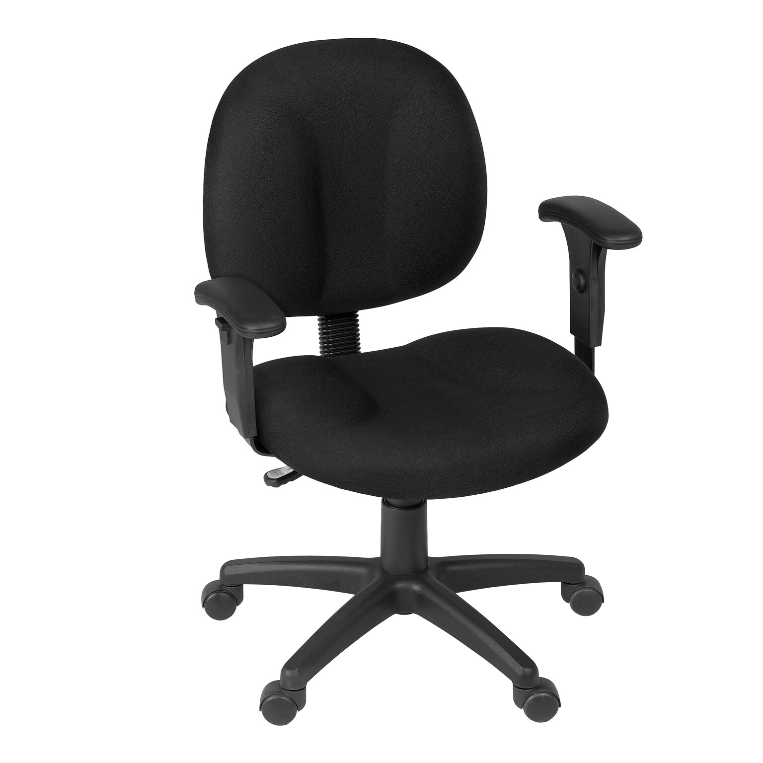 Regency Comfort Series Ergonomic Fabric Swivel Task Chair, Black (105-AA-BK)