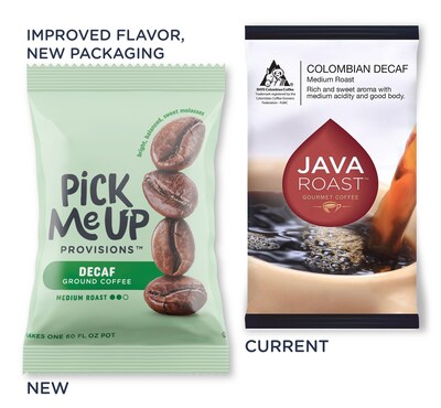 Pick Me Up Provisions™ Decaf Coffee Fraction Pack, Medium Roast, 42/Carton (BHS70366)