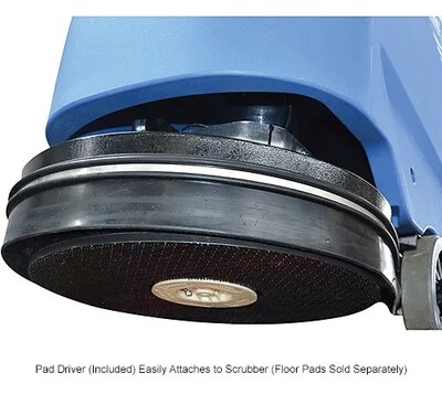 Global Industrial Electric Walk-Behind Auto Floor Scrubber, 18" Cleaning Path (641250)