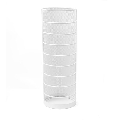 Mind Reader Network Collection Umbrella Stand, White, Metal Wire (UMBHWIRE-WHT)
