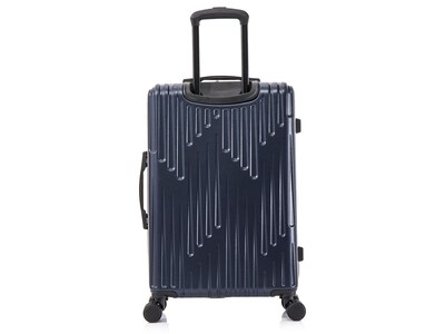 InUSA Drip 28.37" Hardside Suitcase, 4-Wheeled Spinner, Blue (IUDRI00M-BLU)