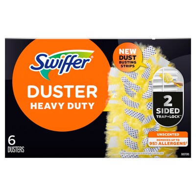 Swiffer Heavy Duty Duster Cloth Refills, Yellow, 6/Pack (16944)