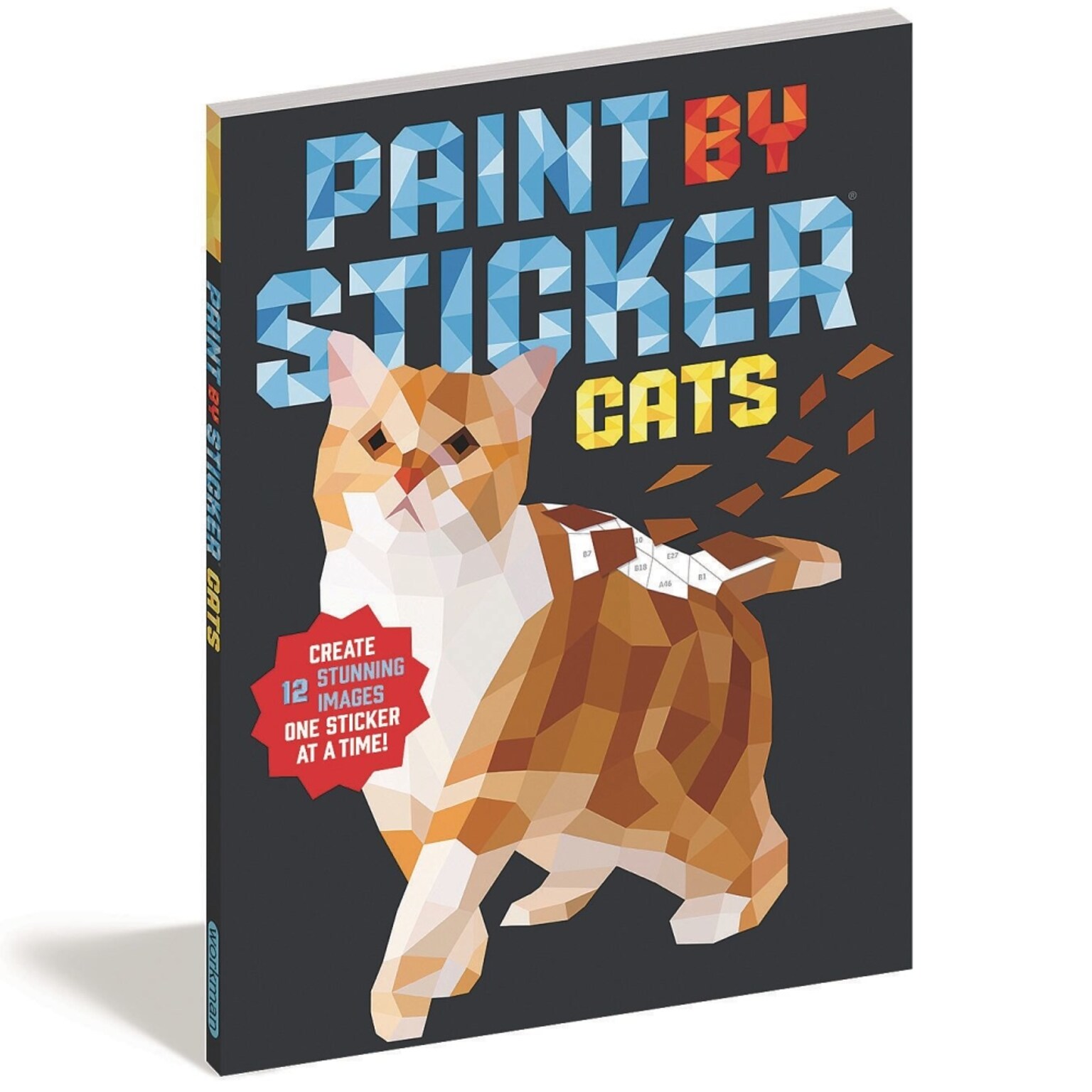 Workman Paint by Sticker Cats Activity Book (PS1451)