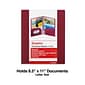 Staples® Two-Pocket Presentation Folder, Burgundy (21636-CC/20634)