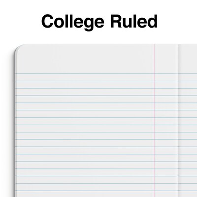 Staples Small Composition Notebook, 5 x 7, College Ruled, 80 Sheets, Blue (ST24490)