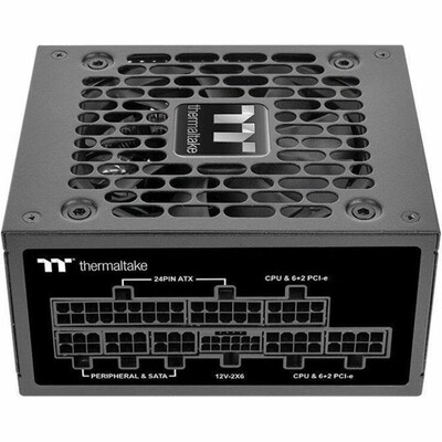 Thermaltake Toughpower SFX Platinum 850W ATX 3.1 80 PLUS Platinum Internal Power Supply, Black (PSSTP0850FNFAPU)