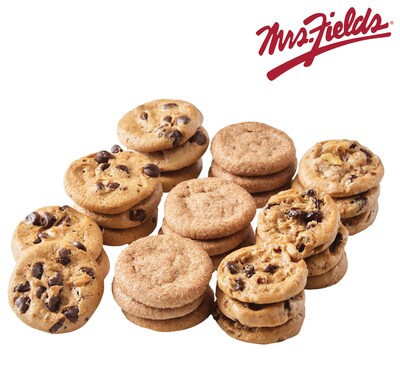 Mrs. Fields®  Box of 27 Nibblers® bite sized Cookies in Assorted Flavors.