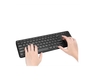 Adesso SlimTouch Wireless Keyboard, Black (WKB-4050UB)