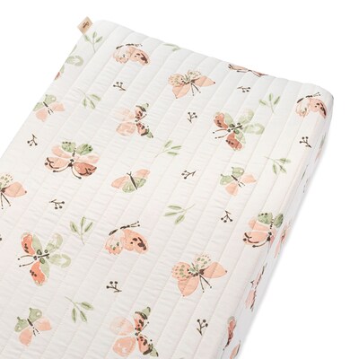 Cane Baby Parker Quilted Change Pad Cover, Butterfly (BC-100CPC-5)