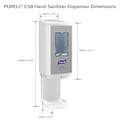 PURELL CS8 Automatic Wall Mounted Hand Sanitizer Dispenser, for PURELL CS8 1200 mL Hand Sanitizer Re