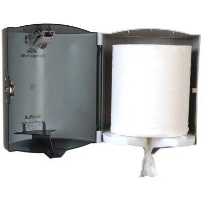 SofPull Centerpull Paper Towel Dispenser, Translucent Smoke (58204)