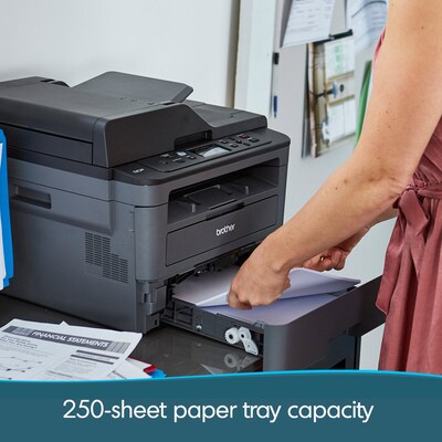 Brother DCP-L2550DW Wireless Black and White Laser Printer, Refresh Subscription Eligible