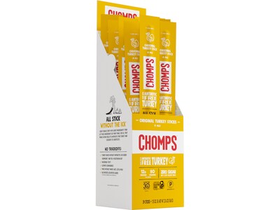Chomps Original Turkey Meat Stick, 1.15 oz., 24/Box (CTOTJ24)